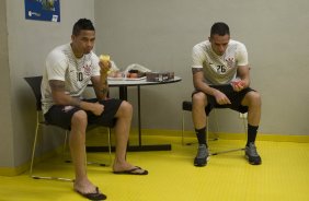 Nos vestiários antes do jogo entre Cruzeiro x Corinthians, realizado esta noite no Mineirão, válido pela 27ª rodada do Campeonato Brasileiro de 2014