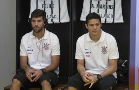 Nos vestirios antes do jogo entre Cruzeiro x Corinthians, realizado esta noite no Mineiro, vlido pela 27 rodada do Campeonato Brasileiro de 2014