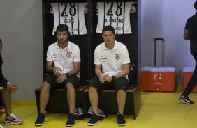 Nos vestiários antes do jogo entre Cruzeiro x Corinthians, realizado esta noite no Mineirão, válido pela 27ª rodada do Campeonato Brasileiro de 2014