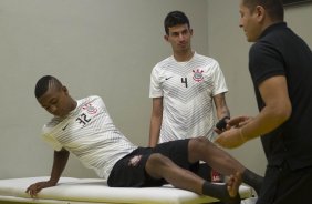 Nos vestiários antes do jogo entre Cruzeiro x Corinthians, realizado esta noite no Mineirão, válido pela 27ª rodada do Campeonato Brasileiro de 2014