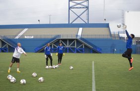 Durante o treino desta tarde em Manaus no CT do So Raimundo. O prximo jogo da equipe ser amanh, sbado, 11/10, contra o Botafogo, na Arena Amaznia, em Manaus, vlido pela 27 rodada do Campeonato Brasileiro de 2014