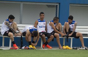 Durante o treino desta tarde em Manaus no CT do São Raimundo. O próximo jogo da equipe será amanhã, sábado, 11/10, contra o Botafogo, na Arena Amazônia, em Manaus, válido pela 27ª rodada do Campeonato Brasileiro de 2014