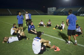 Durante o treino desta tarde em Manaus no CT do So Raimundo. O prximo jogo da equipe ser amanh, sbado, 11/10, contra o Botafogo, na Arena Amaznia, em Manaus, vlido pela 27 rodada do Campeonato Brasileiro de 2014