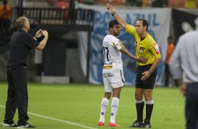 Durante o jogo entre Botafogo x Corinthians, realizado esta noite na Arena Amazônia, válido pela 28ª rodada do Campeonato Brasileiro de 2014