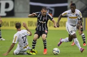 Durante o jogo entre Botafogo x Corinthians, realizado esta noite na Arena Amaznia, vlido pela 28 rodada do Campeonato Brasileiro de 2014