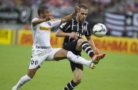 Durante o jogo entre Botafogo x Corinthians, realizado esta noite na Arena Amaznia, vlido pela 28 rodada do Campeonato Brasileiro de 2014