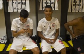 Nos vestirios antes do jogo entre Botafogo x Corinthians, realizado esta noite na Arena Amaznia, vlido pela 28 rodada do Campeonato Brasileiro de 2014