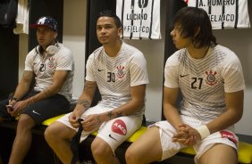 Nos vestiários antes do jogo entre Botafogo x Corinthians, realizado esta noite na Arena Amazônia, válido pela 28ª rodada do Campeonato Brasileiro de 2014