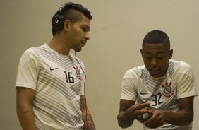 Nos vestiários antes da partida entre Atlético-MG x Corinthians, realizado esta noite no Mineirão, jogo da volta pela Copa do Brasil 2014