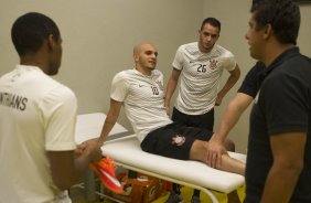 Nos vestiários antes da partida entre Atlético-MG x Corinthians, realizado esta noite no Mineirão, jogo da volta pela Copa do Brasil 2014