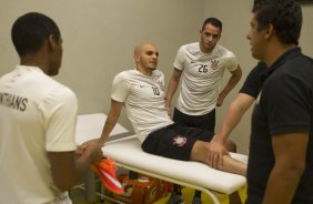 Nos vestirios antes da partida entre Atltico-MG x Corinthians, realizado esta noite no Mineiro, jogo da volta pela Copa do Brasil 2014