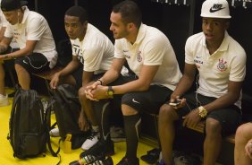 Nos vestiários antes da partida entre Atlético-MG x Corinthians, realizado esta noite no Mineirão, jogo da volta pela Copa do Brasil 2014