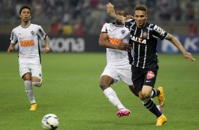 Durante a partida entre Atlético-MG x Corinthians, realizado esta noite no Mineirão, jogo da volta pela Copa do Brasil 2014