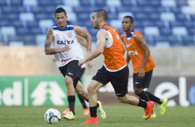 Durante o treino desta tarde na Arena Pantanal, em Cuiaba/MT. O prximo jogo da equipe ser amanh, quarta-feira, dia 22/10, contra o Vitoria/BA, pela 30 rodada do Campeonato Brasileiro de 2014