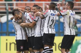 Durante a partida entre Palmeiras x Corinthians, realizada esta tarde no estádio do Pacaembu, válida pela 31ª rodada do Campeonato Brasileiro de 2014