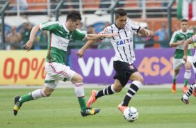 Durante a partida entre Palmeiras x Corinthians, realizada esta tarde no estádio do Pacaembu, válida pela 31ª rodada do Campeonato Brasileiro de 2014