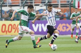 Durante a partida entre Palmeiras x Corinthians, realizada esta tarde no estdio do Pacaembu, vlida pela 31 rodada do Campeonato Brasileiro de 2014