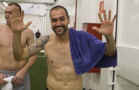 Durante a partida entre Palmeiras x Corinthians, realizada esta tarde no estádio do Pacaembu, válida pela 31ª rodada do Campeonato Brasileiro de 2014