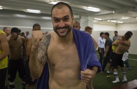 Durante a partida entre Palmeiras x Corinthians, realizada esta tarde no estádio do Pacaembu, válida pela 31ª rodada do Campeonato Brasileiro de 2014