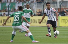 Durante a partida entre Palmeiras x Corinthians, realizada esta tarde no estádio do Pacaembu, válida pela 31ª rodada do Campeonato Brasileiro de 2014