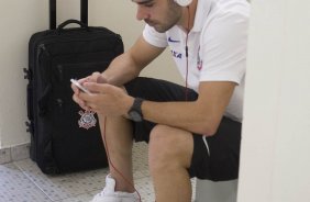 Nos vestiários da partida entre Palmeiras x Corinthians, realizada esta tarde no estádio do Pacaembu, válida pela 31ª rodada do Campeonato Brasileiro de 2014