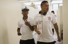 Nos vestiários da partida entre Palmeiras x Corinthians, realizada esta tarde no estádio do Pacaembu, válida pela 31ª rodada do Campeonato Brasileiro de 2014