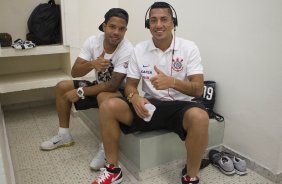 Nos vestiários da partida entre Palmeiras x Corinthians, realizada esta tarde no estádio do Pacaembu, válida pela 31ª rodada do Campeonato Brasileiro de 2014