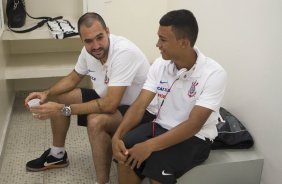 Nos vestiários da partida entre Palmeiras x Corinthians, realizada esta tarde no estádio do Pacaembu, válida pela 31ª rodada do Campeonato Brasileiro de 2014