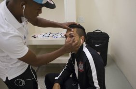 Nos vestirios da partida entre Palmeiras x Corinthians, realizada esta tarde no estdio do Pacaembu, vlida pela 31 rodada do Campeonato Brasileiro de 2014