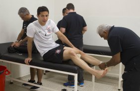 Nos vestiários da partida entre Palmeiras x Corinthians, realizada esta tarde no estádio do Pacaembu, válida pela 31ª rodada do Campeonato Brasileiro de 2014