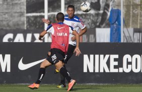 Durante o treino desta tarde no CT Joaquim Grava, zona leste da cidade. O prximo jogo da equipe ser sbado, dia 01/11, contra o Coritiba, na Arena Corinthians, vlido pela 32 rodada do Campeonato Brasileiro de 2014