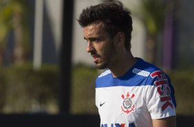 Durante o treino desta tarde no CT Joaquim Grava, zona leste da cidade. O prximo jogo da equipe ser sbado, dia 01/11, contra o Coritiba, na Arena Corinthians, vlido pela 32 rodada do Campeonato Brasileiro de 2014