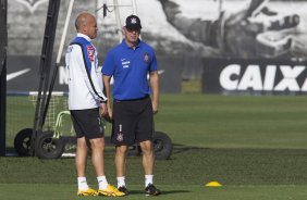 Durante o treino desta tarde no CT Joaquim Grava, zona leste da cidade. O prximo jogo da equipe ser sbado, dia 01/11, contra o Coritiba, na Arena Corinthians, vlido pela 32 rodada do Campeonato Brasileiro de 2014