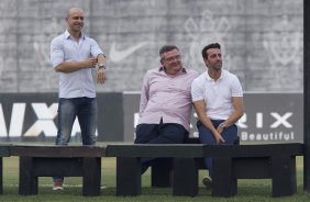 Durante o treino desta tarde no CT Joaquim Grava, zona leste da cidade. O prximo jogo da equipe ser amanh, sbado, dia 01/11, contra o Coritiba, na Arena Corinthians, vlido pela 32 rodada do Campeonato Brasileiro de 2014