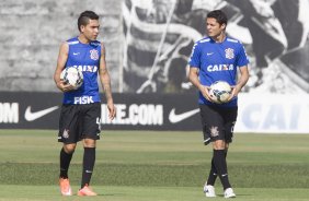 Durante o treino desta tarde no CT Joaquim Grava, zona leste da cidade. O prximo jogo da equipe ser amanh, sbado, dia 01/11, contra o Coritiba, na Arena Corinthians, vlido pela 32 rodada do Campeonato Brasileiro de 2014