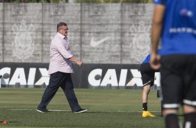 Durante o treino desta tarde no CT Joaquim Grava, zona leste da cidade. O prximo jogo da equipe ser amanh, sbado, dia 01/11, contra o Coritiba, na Arena Corinthians, vlido pela 32 rodada do Campeonato Brasileiro de 2014