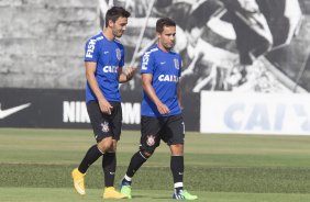 Durante o treino desta tarde no CT Joaquim Grava, zona leste da cidade. O prximo jogo da equipe ser amanh, sbado, dia 01/11, contra o Coritiba, na Arena Corinthians, vlido pela 32 rodada do Campeonato Brasileiro de 2014