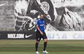 Durante o treino desta tarde no CT Joaquim Grava, zona leste da cidade. O prximo jogo da equipe ser amanh, sbado, dia 01/11, contra o Coritiba, na Arena Corinthians, vlido pela 32 rodada do Campeonato Brasileiro de 2014