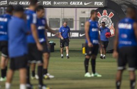 Durante o treino desta tarde no CT Joaquim Grava, zona leste da cidade. O prximo jogo da equipe ser amanh, sbado, dia 01/11, contra o Coritiba, na Arena Corinthians, vlido pela 32 rodada do Campeonato Brasileiro de 2014