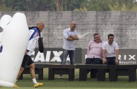 Durante o treino desta tarde no CT Joaquim Grava, zona leste da cidade. O prximo jogo da equipe ser amanh, sbado, dia 01/11, contra o Coritiba, na Arena Corinthians, vlido pela 32 rodada do Campeonato Brasileiro de 2014