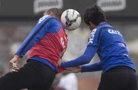 Durante o treino desta tarde no CT Joaquim Grava, zona leste da cidade. O prximo jogo da equipe ser amanh, sbado, dia 01/11, contra o Coritiba, na Arena Corinthians, vlido pela 32 rodada do Campeonato Brasileiro de 2014