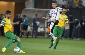 Durante o jogo entre Corinthians x Coritiba, realizado esta noite na Arena Corinthians, vlido pela 32 rodada do Campeonato Brasileiro de 2014
