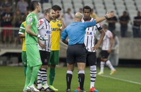 Durante o jogo entre Corinthians x Coritiba, realizado esta noite na Arena Corinthians, vlido pela 32 rodada do Campeonato Brasileiro de 2014