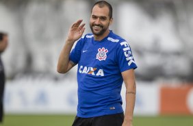 Durante o treino desta tarde no CT Joaquim Grava, zona leste da cidade. O prximo jogo da equipe ser domingo, 19,30hs
