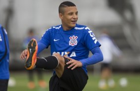 Durante o treino desta tarde no CT Joaquim Grava, zona leste da cidade. O prximo jogo da equipe ser domingo, 19,30hs