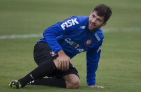 Durante o treino desta tarde no CT Joaquim Grava, zona leste da cidade. O prximo jogo da equipe ser domingo, 19,30hs
