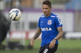Durante o treino desta tarde no CT Joaquim Grava, zona leste da cidade. O prximo jogo da equipe ser domingo, 19,30hs