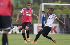 Durante o treino desta manh no CT Joaquim Grava, zona leste da cidade. O prximo jogo da equipe ser domingo, 19,30hs
