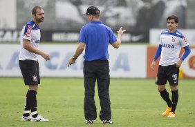 Durante o treino desta manh no CT Joaquim Grava, zona leste da cidade. O prximo jogo da equipe ser domingo, 19,30hs