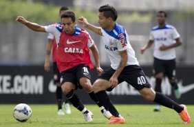 Durante o treino desta manh no CT Joaquim Grava, zona leste da cidade. O prximo jogo da equipe ser domingo, 19,30hs